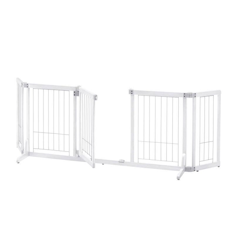 Barrière pour animaux autoportante, Blanc