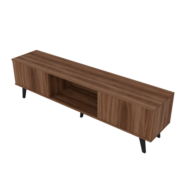 Doyers TV Stand for TVs up to 75", Nut Brown