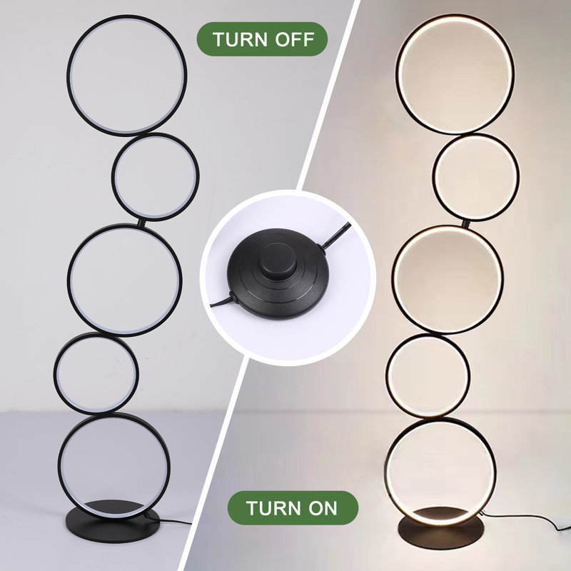 Jacqueze 46 " Matte Novelty Floor Lamp