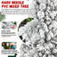 Arbre de Noël floqué avec support en métal-117479318-117479342