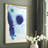 Spare Blue II Framed Print - Solid Wood