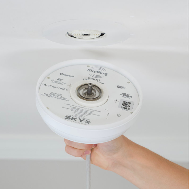 SkyPlug Smart Kit -  Easy Lighting Installation - Capella, Matte White