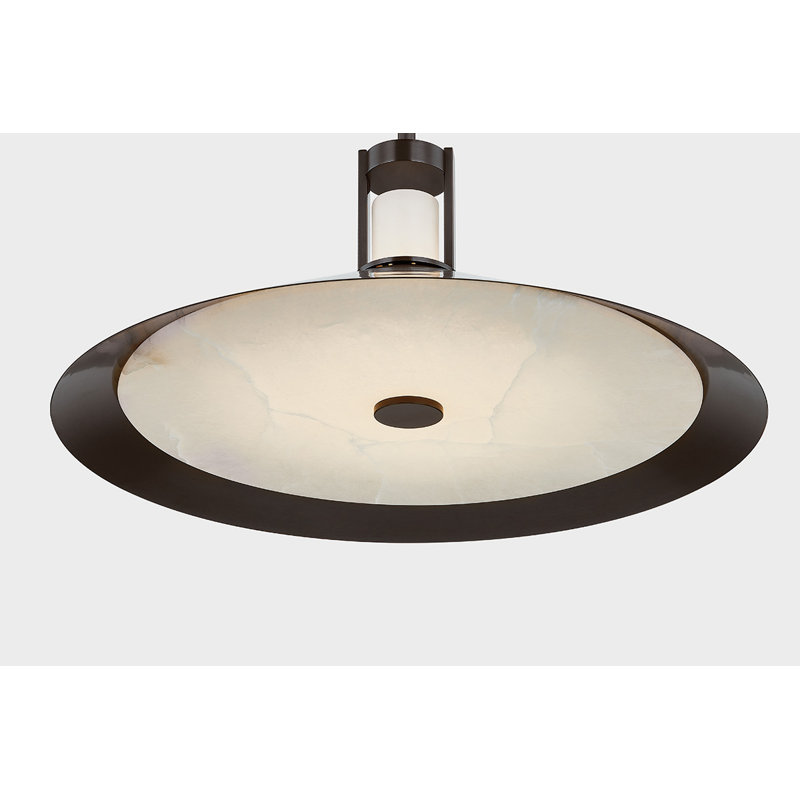 CLERMONT PENDANT, Bronze, 12.5" H x 28" W x 28" D