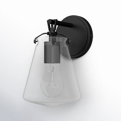 Single Light Dimmable Armed Sconce
