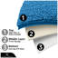 2 Piece Set Rectangle/U-shaped Bath Mat-19840754