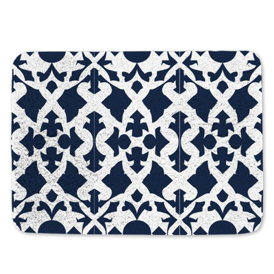 Tapis de bain en microfibre / microsuède Darlyene