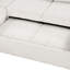Canapé modulaire 108,6 po beige avec lit, rangement et prise électrique, 5 ports de charge en forme de U-1312852675