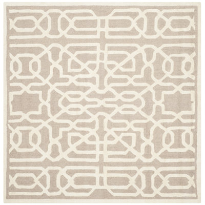 Cannen Hand Tufted Wool Geometric Rug
