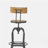 Adjustable Height Swivel Bar Stool, with Beech