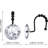 12PCS Shower Curtain Hooks Rings   for shower curtains. Suitable for bathroom, kitchen, bedroom, office and garden to hang towels, kitchen utensils, clothes