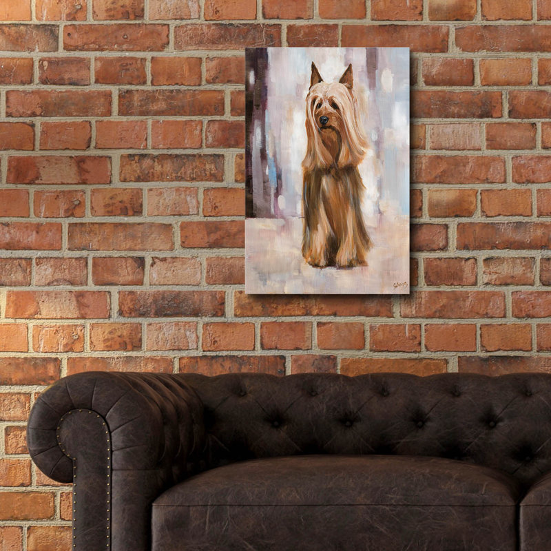 «Silky Terrier I» par Solveiga, H 24 po x l 16 po x P 0,2 po