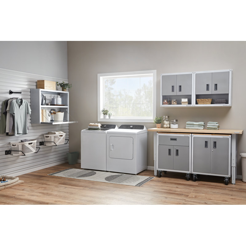 Ready-To-Assemble 3/4-Door Modular Gearbox, Gray Slate
