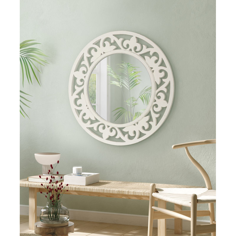 Nadene Engineered Wood Flat Mirror