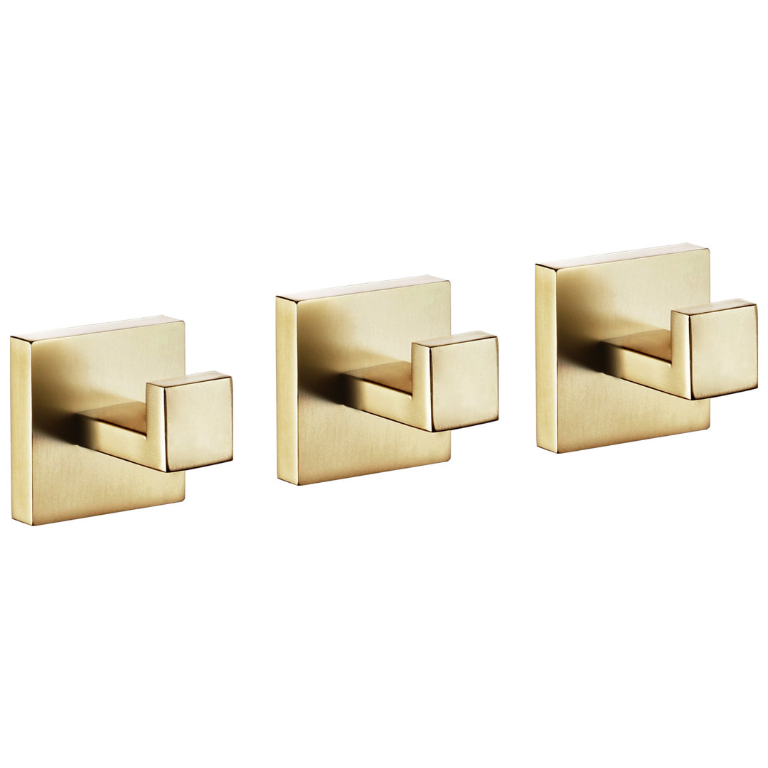 Robe Hook Wall Mounted (Set of 3) KOKOSIRI 