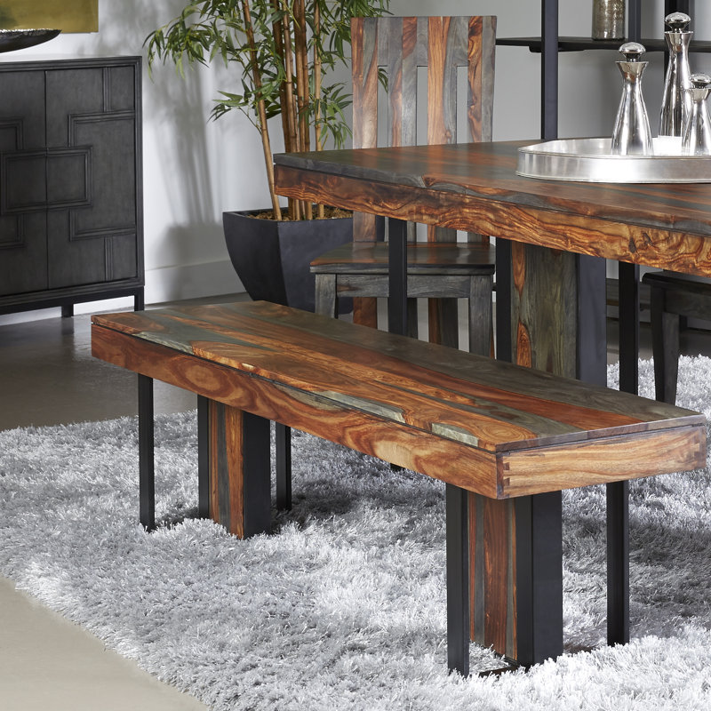 Banc en bois massif Kinsee