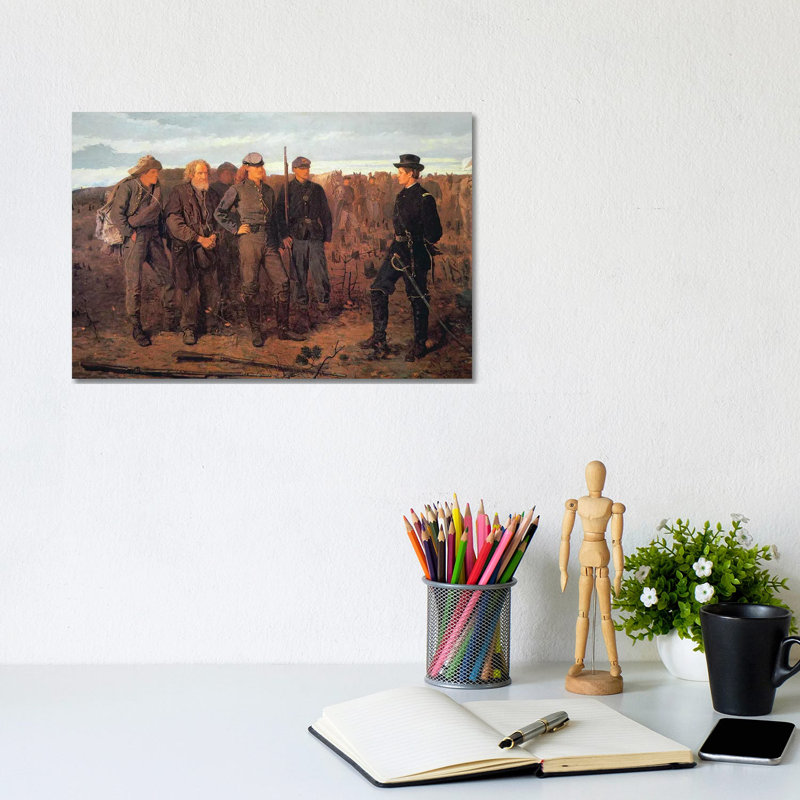 Prisoners From The Front, 1866 by Winslow Homer - Wrapped Canvas Gallery-Wrapped Canvas Giclée, 20.32 cm H x 30.48 cm W