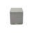Elementi Home Tevere 18" Square Concrete Side Table for Indoor and Outdoor Use-88958092