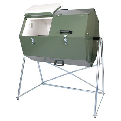 Poubelle à compost en acier à double chambre 70 gallons JK270A Jora Composters