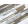 Twilight Random Sized Straight Edge Metal and Glass Mosaic Tile