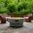 34-Inch Round Propane Fire Pit Table, 50,000BTU Outdoor Firepit Table For Outside Patio W/Round Burner Lid, Glass Rocks, Cover