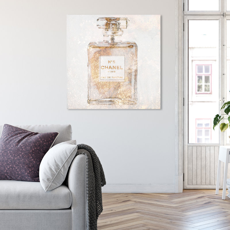 Parfum Glimmer - Painting on Canvas, Wrapped Canvas, 30" H x 30" W, No Frame