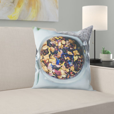Tea Square Pillow Cover & Insert