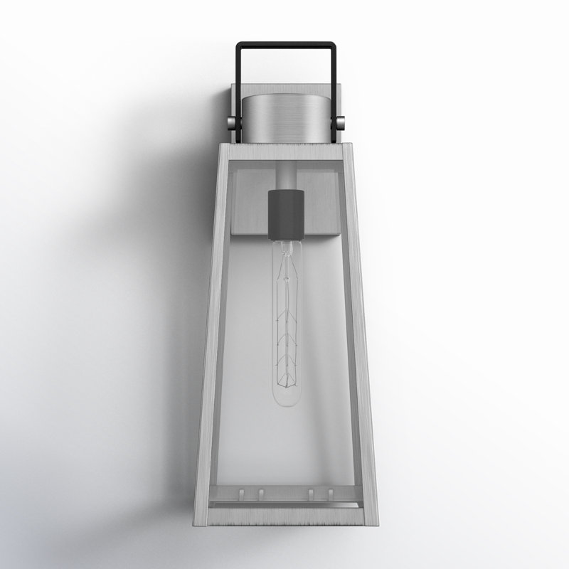 Kiwa Aluminum Wall Light, Gray, 19" H x 7" W x 8.5" D