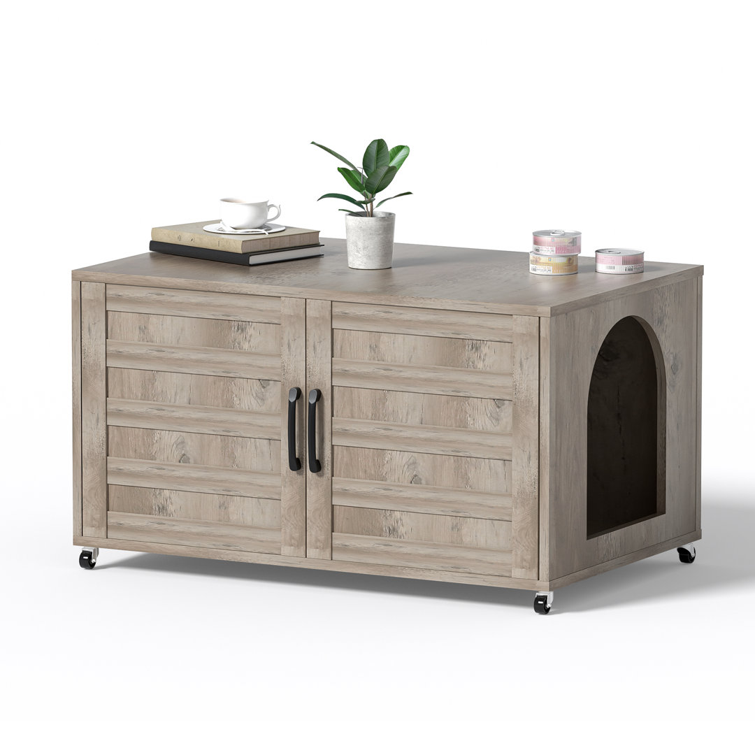 Geovana Wood Litter Box Enclosure Tucker Murphy Pet™