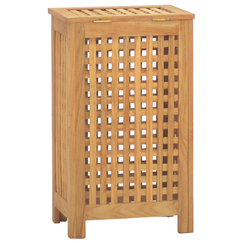 Wood Laundry Hamper, 60cm H x 35cm W x 25cm D