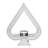 LED Lighted Champagne Bottle Display Stand
