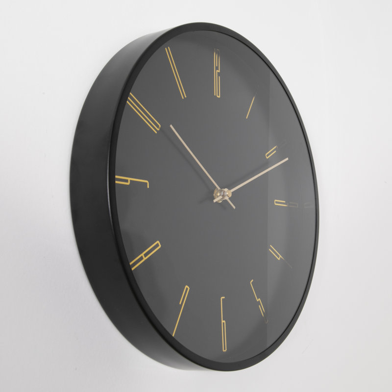 Jerelyn Metal Wall Clock