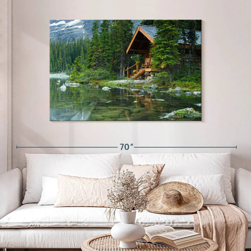 Alvord Ohara Lake House, H 32 po x l 48 po