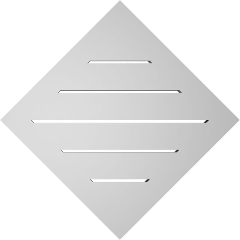 Évent à pignon fonctionnel en uréthane Diamond, H 22 po x l 22 po x P 1,5 po