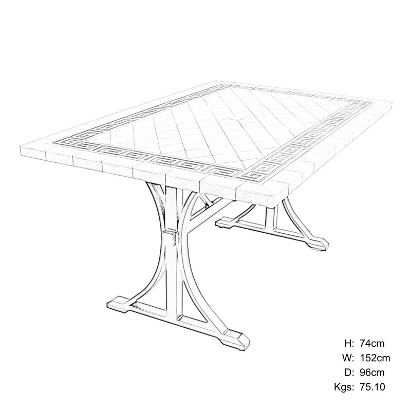 6 - Person Patio Dining Set with