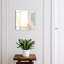 Key storage box, Opens to the right, 30x30x5, Black, Organic shapes and calm shades, 