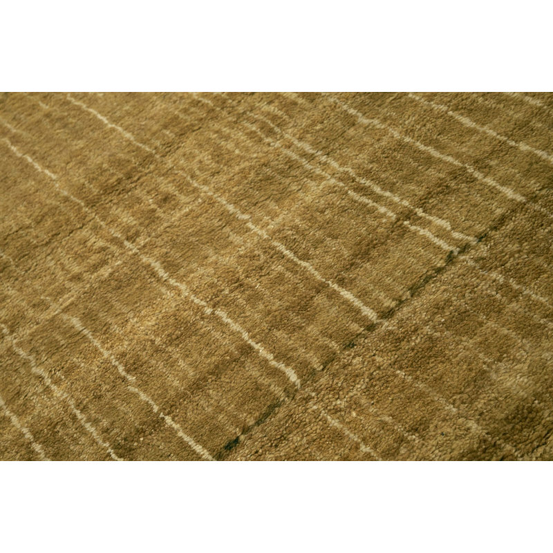 New Textures Collection Handmade Wool Area Rug, Rectangle 9' x 12'