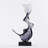 Modern Minimalist Transparent Resin Marble Base Art Decoration Item
