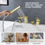 Robinet de baignoire romaine monocommande à fixation sur le comptoir-80972440