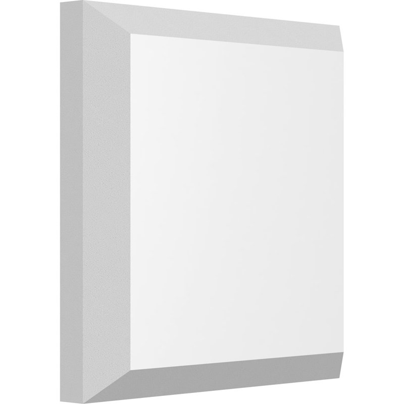 Standard Sedgwick Rosette with Beveled Edge, 3" H x 3" W x 0.5" D