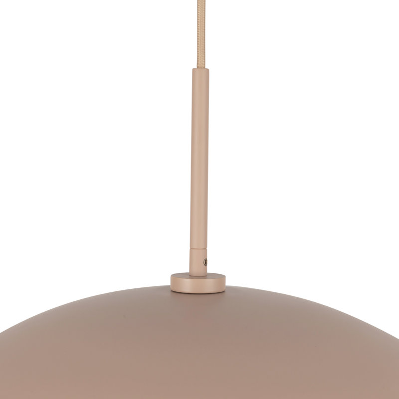 Kirby 22-In Pendant, Orange