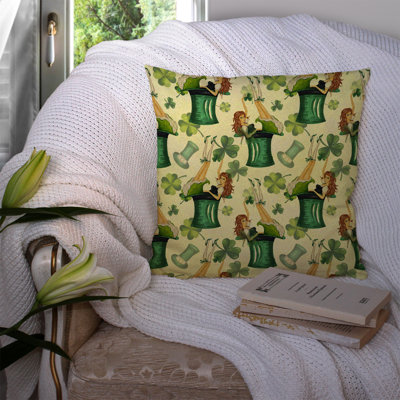 Coussin décoratif d’extérieur fête de la fête aquarelle st patrick