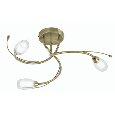 Newland Glass Semi Flush Mount