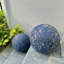 Sphère décorative en céramique glacière réactive bleue intérieure / extérieure-2039504042-2039504043