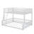 Floor-Mounted Bunk Bed Frame With Ladder, Safety Guardrails And Easy Assembly-975079724-975079725