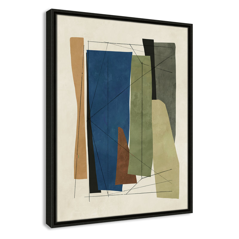 Sync I by Tom Reeves, 25.5" H x 19.5" W x 2" D, Espresso Framed