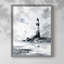 NAUTICAL Series DIX - Impression encadrée de qualité supérieure - Prêt à être accroché - Aucun clou requis-1410806152-1410806150