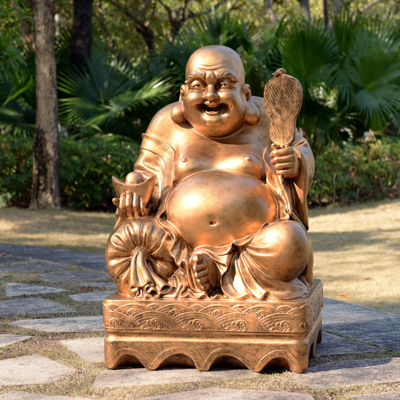Seated Laughing Buddha Statue