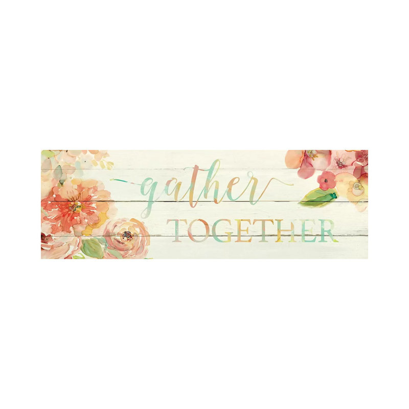 Gather Together by Carol Robinson - Wrapped Canvas Panoramic Print, 30.48 cm H x 91.44 cm W x 1.91 cm D