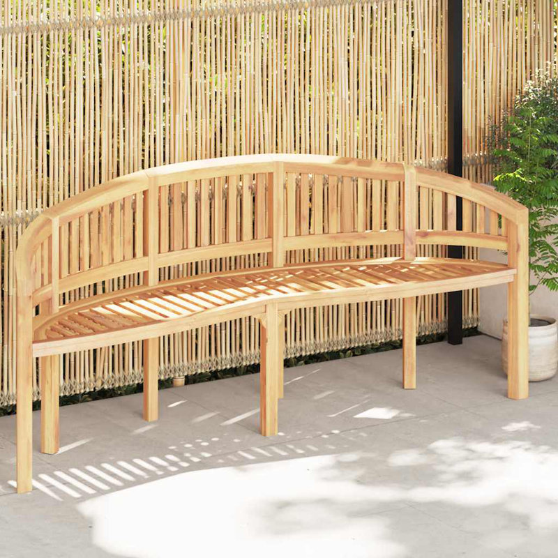 Bananier en bois de teck massif 70,9 po, Brun
