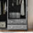 Modern Solid Manufactured Wood Armoire